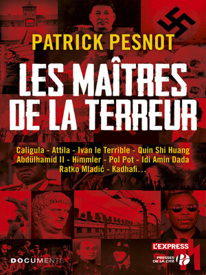 cover image of Les maîtres de la terreur